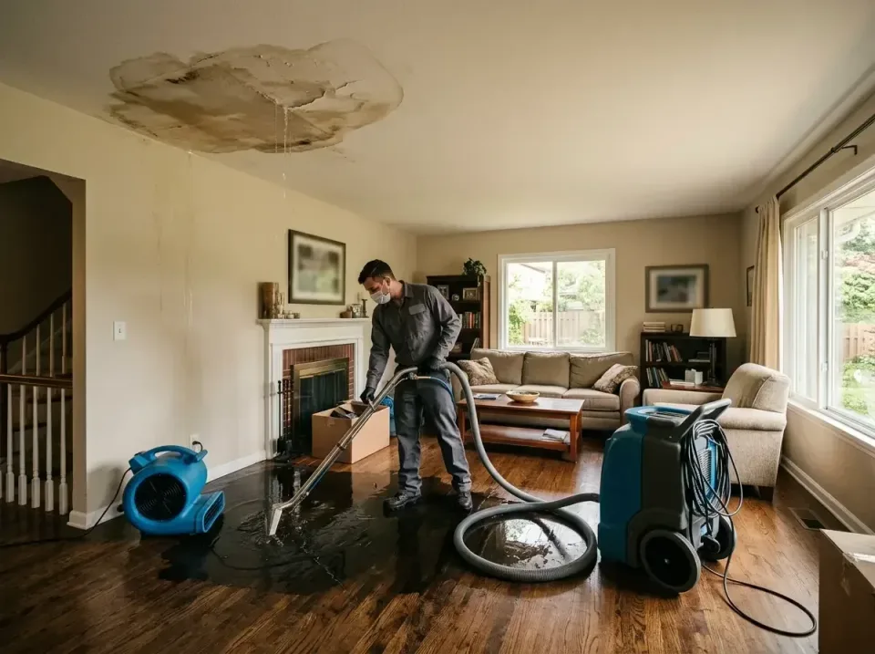 attic-pipe-burst-ceiling-drip-008 — frequently asked questions, Water Damage Restoration & Carpet Care in Huber Ridge, OH